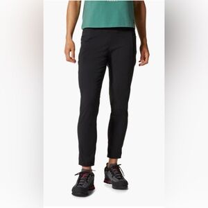 Mountain Hardwear Dynama High-Rise Ankle Pants, Size XS, Black